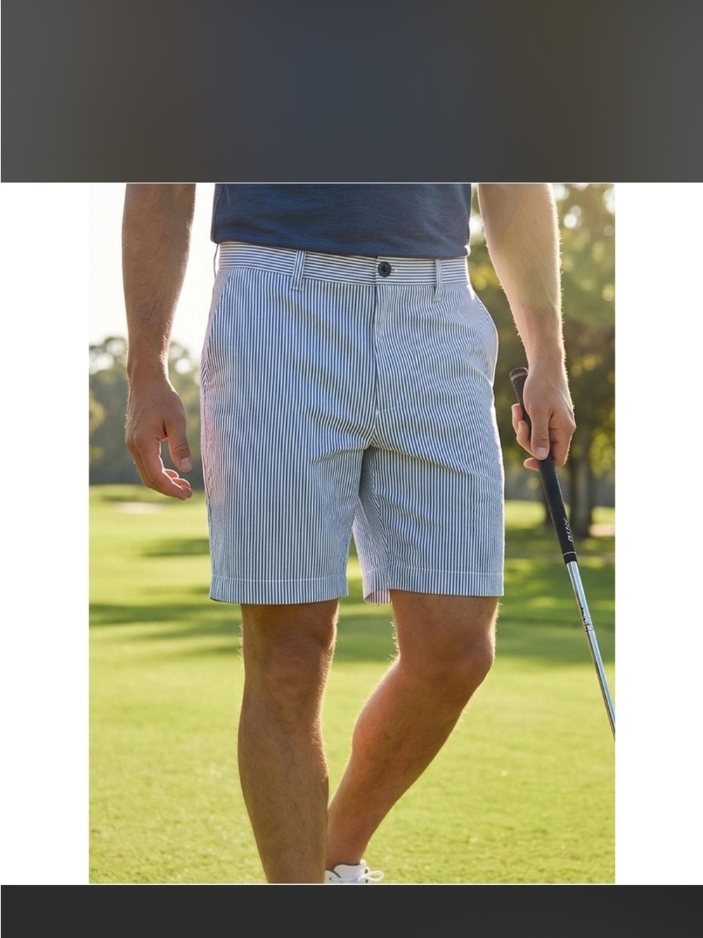 PGA Pinstripe Men's Shorts